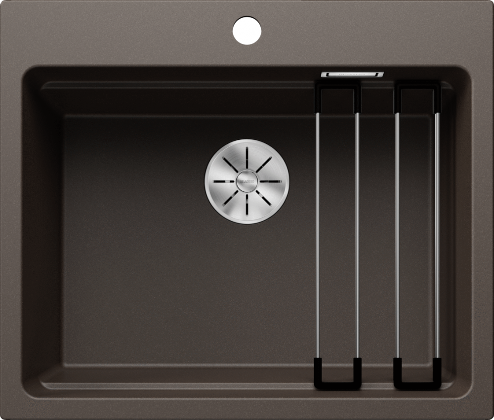 Chiuveta de bucatarie Etagon 6 524548, silgranit Cafea, 600 x 510 mm, Blanco